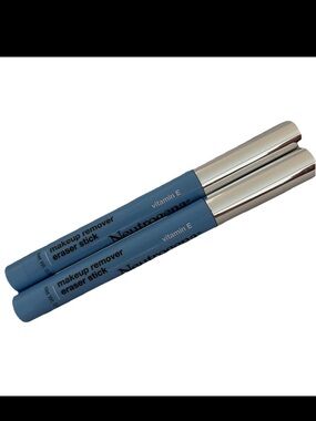 (2) Neutrogena Makeup Remover Eraser Sticks w/Vitamin E 0.04oz/1.1g SEALED!